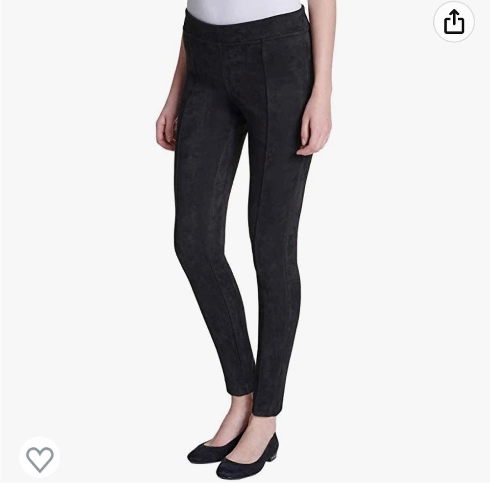 Andrew Marc pull on faux suede pants